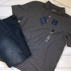 Croft & Barrow Gray Men’s Polo, Large NWT